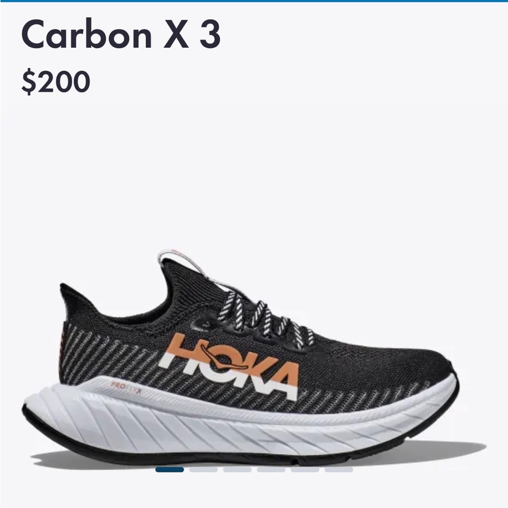women’s Hoka carbon X 3